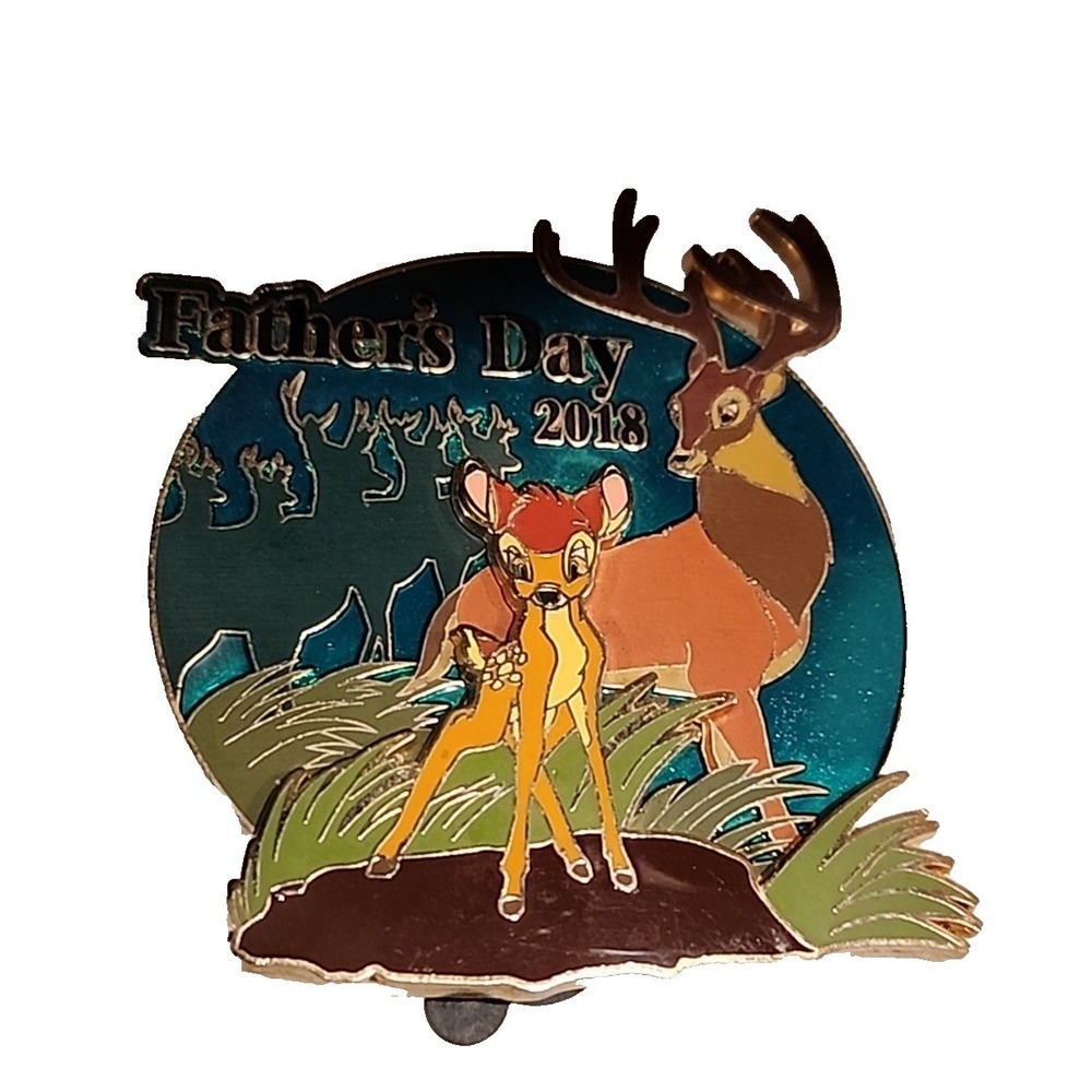 Disney Pin Bambi Fathers Day Forest Prince 2018 WDI Cast Member LE 200 128821